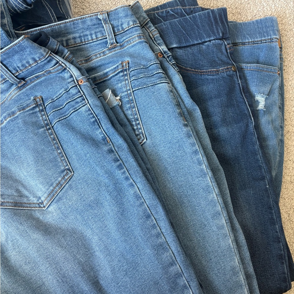 Stylish Blue Denim Jeans - For live show